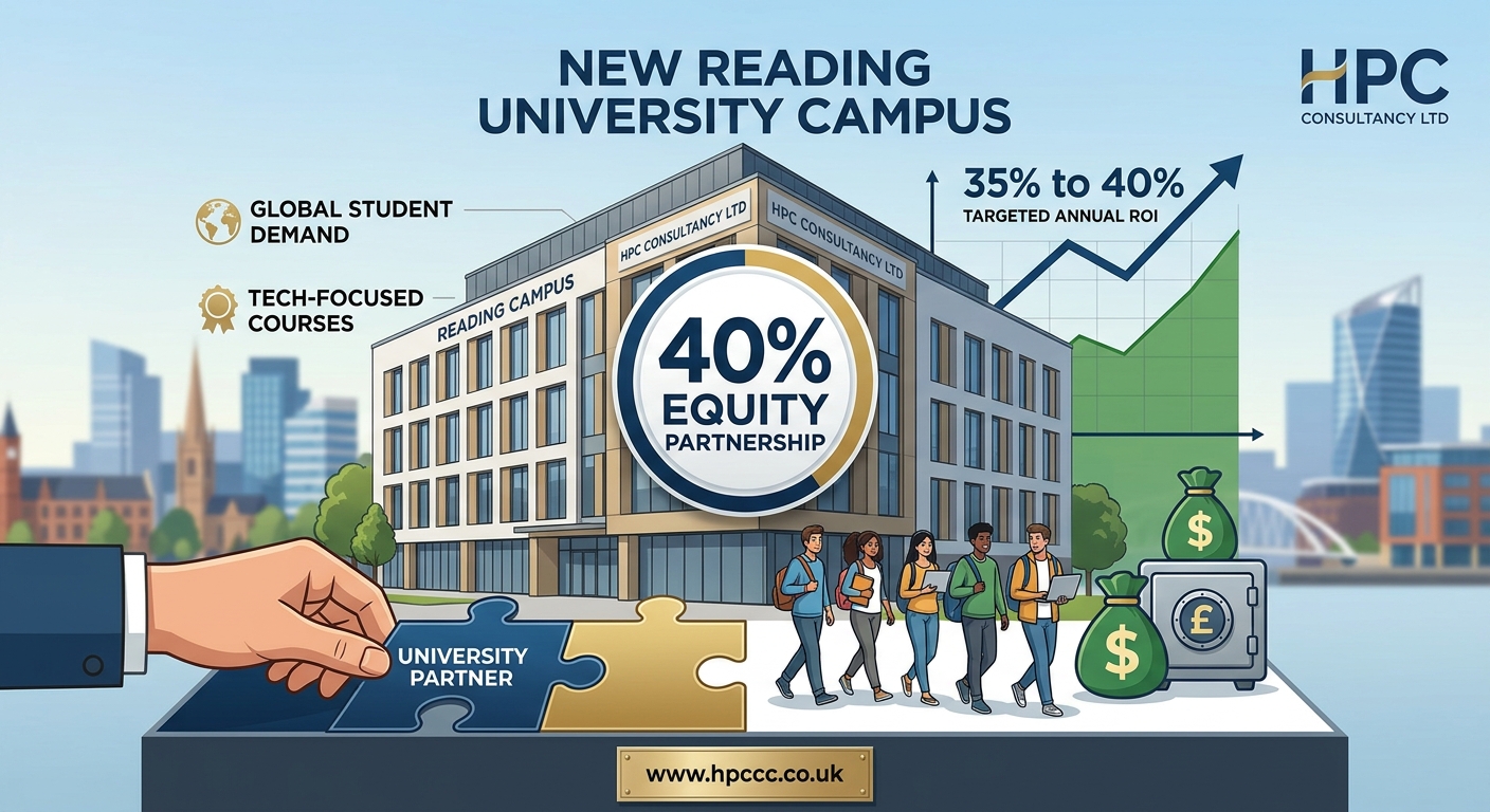 40% Equity Partnership in New Reading University Campus, seeking Pakistan Investor